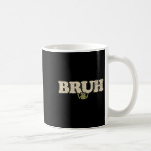 Rolig Vintage Groda Attityd Meme - Bruh Groda  Kaffemugg