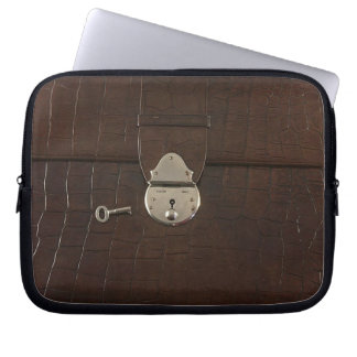 Rolig vintage krokodilbag laptop fodral