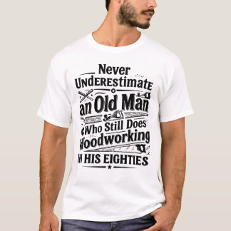 Rolig Vintage Snickare Fortfarande Träslöjd Vid Åt T Shirt