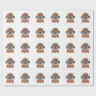 Rolig Vintage Sportdesign för Basket_1 Presentpapper