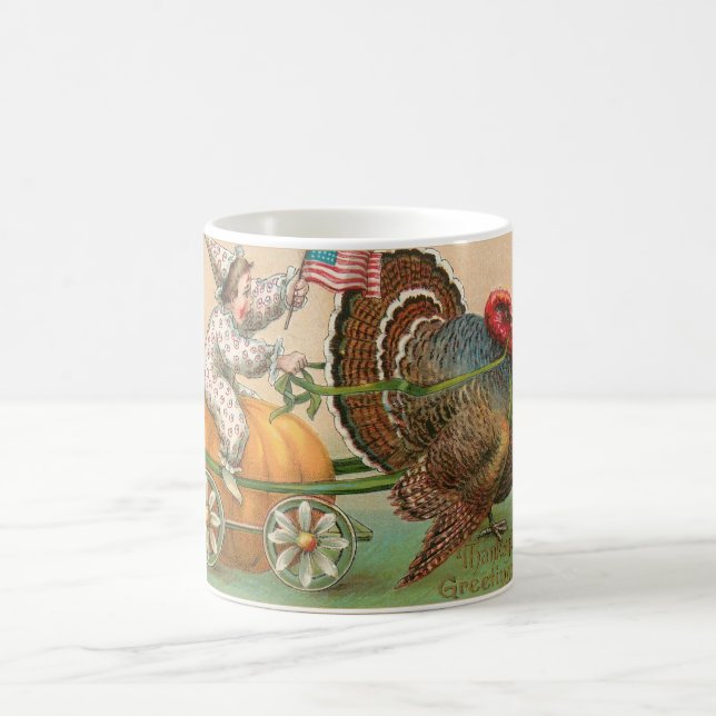 Rolig Vintage Turk Ritt  Kaffemugg (Center)