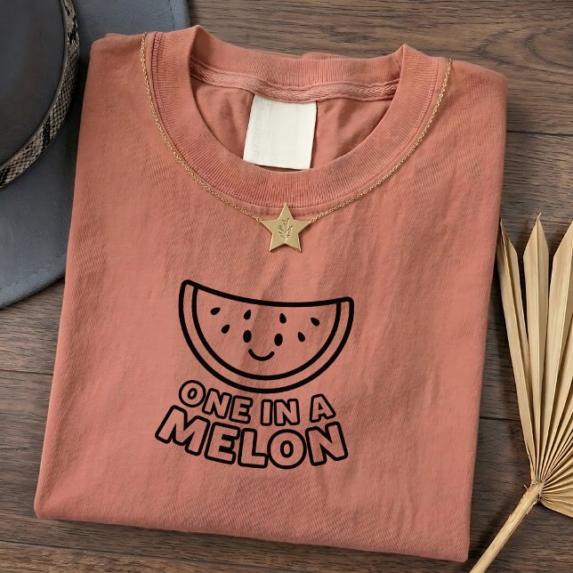 Rolig Vintage Vattenmelon T-Shirt för Sommaren (Skapare uppladdad)