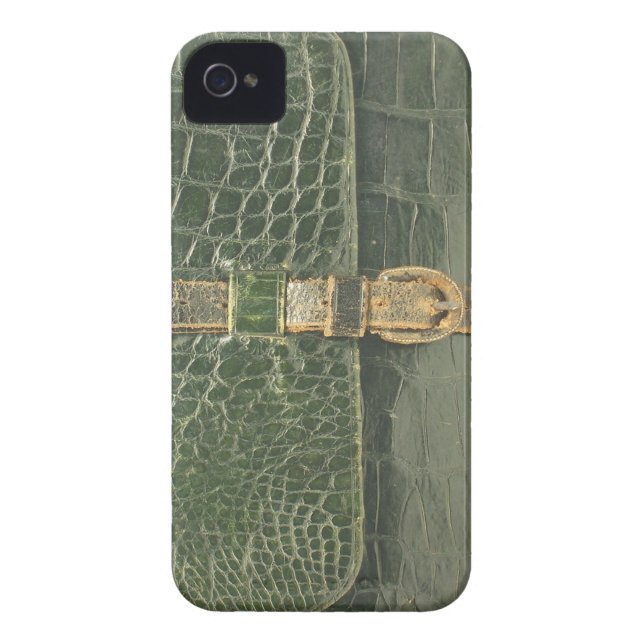 Rolig vintageläderplånbok Case-Mate iPhone skal (Baksidan)