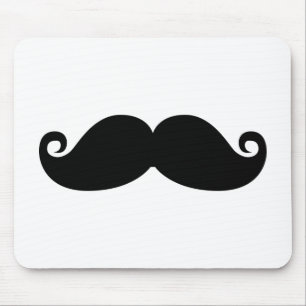 Rolig vintagesvartmustasch musmatta