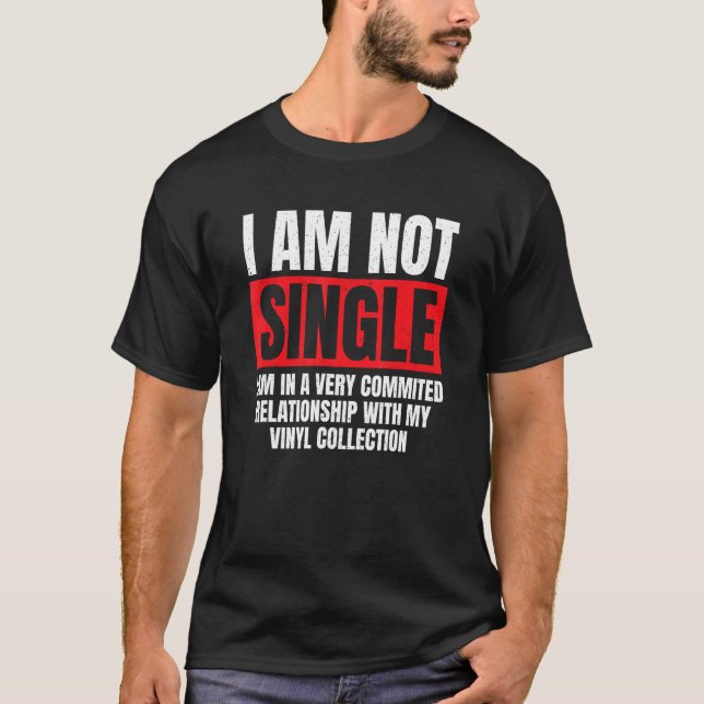 Rolig vinylskiva för LP-skivssamling T Shirt (Framsida)