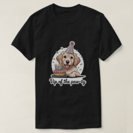 Rolig "VIP på Paw-tajtan" Hundfödelsedag T Shirt