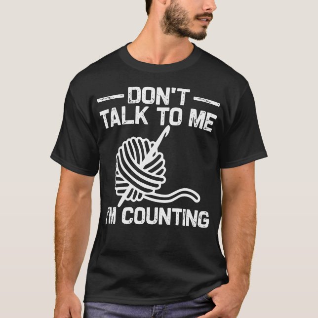 Rolig virkning virkare virka t shirt (Framsida)