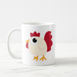 Rolig vithöna kaffemugg