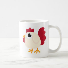 Rolig vithöna kaffemugg