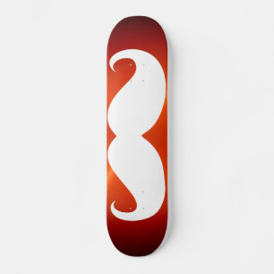 Rolig vitmustasch 7 skateboard bräda 19,5 cm