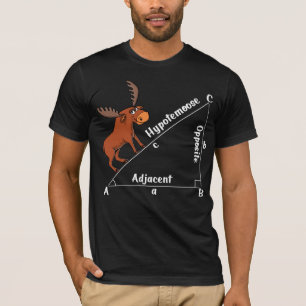 Rolig vits för skämt för älg för MathHypotemoose T Shirt