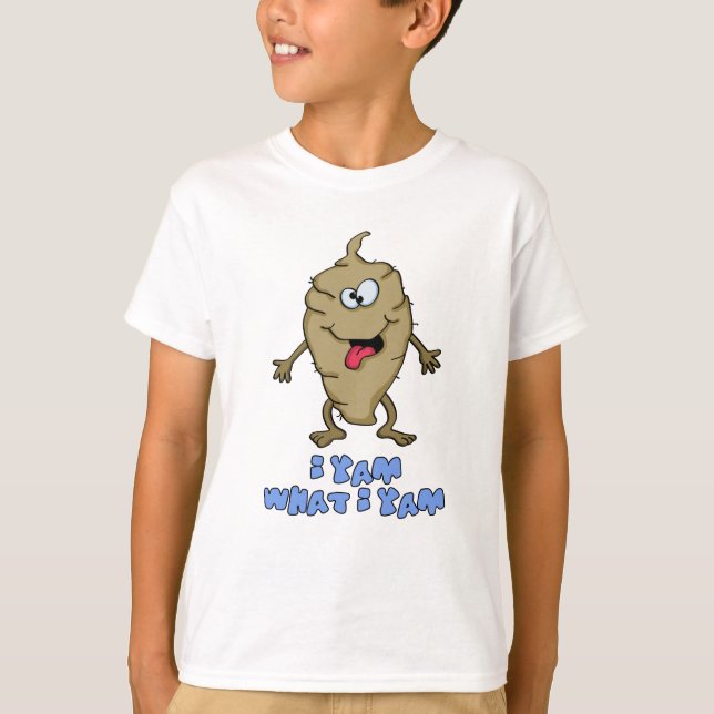 Rolig vits - I-sötpotatis vad I-sötpotatis T Shirt (Framsida)