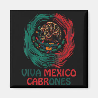 Rolig Viva Mexico Cabrone självständighetsdag mexi Magnet