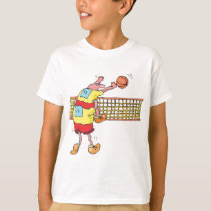 Rolig volleyboll tee shirt