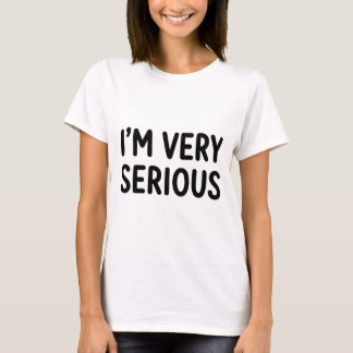 Rolig Volleyboll Vit Lögn Jag Är Mycket Allvarlig T Shirt