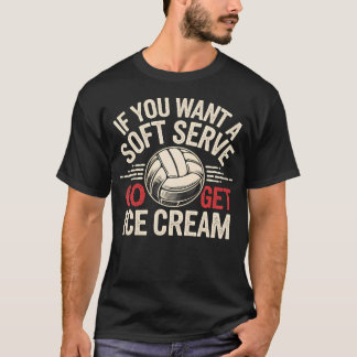 Rolig volleybollcitat för tjejer och tjejer t shirt