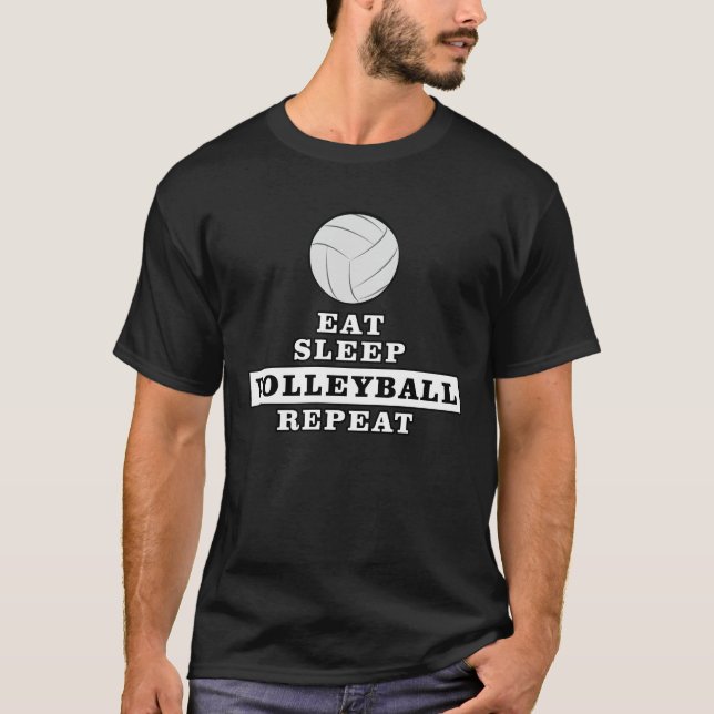 Rolig volleybolldesign t shirt (Framsida)