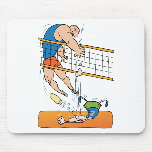 Rolig volleybollgåva musmatta (Framsidan)