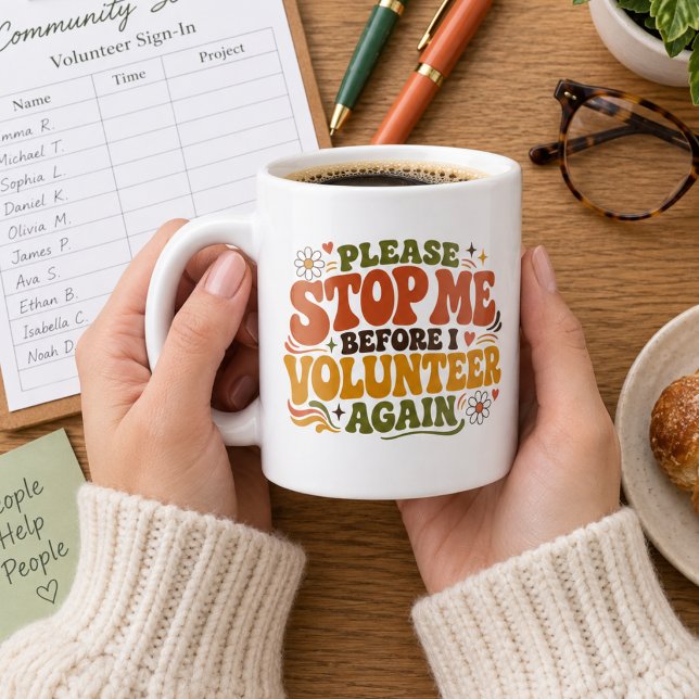 Rolig volontär kaffemugg (The perfect gift for your favorite volunteers who are outstanding at helping others. )