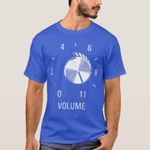 Rolig volymknapp för förstärkare 11 Musik Hög Ljud T Shirt