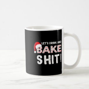 Rolig vuxen julbakningströja, drick och baka kaffemugg