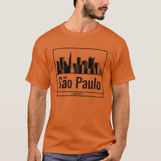 Rolig vy över São Paulos stadssiluett T Shirt