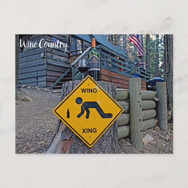 Rolig vykort från vintrakterna! (Framsida)