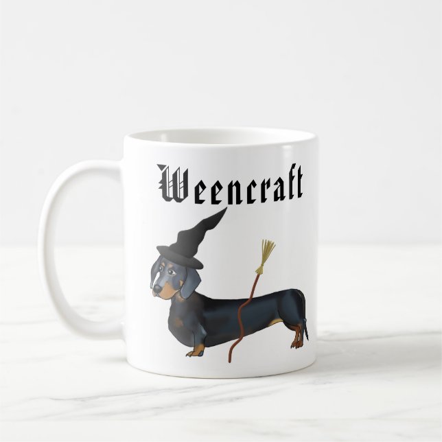 Rolig Weencraft taxhäxa Kaffemugg (Vänster)