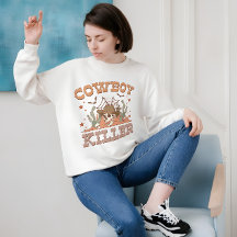 Rolig Westernmördare Retro Skräck