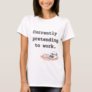 Rolig WFH-tröja – Ljuger just nu om att jag jobbar T Shirt
