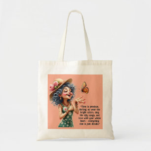 Rolig Whimsisk Dam Totebag Tygkasse