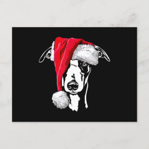 rolig whippet tomte jul hund mamma present meddelande vykort
