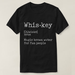 Rolig Whiskey Definition Citat Design T Shirt
