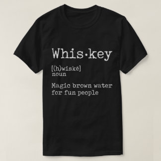 Rolig Whiskey Definition Citat Design T Shirt