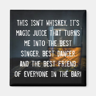 Rolig Whiskeysupareslogan Magnet