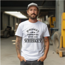 Rolig whisky-citat t shirt