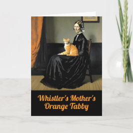 Rolig Whistlers mors orange tabby Kort