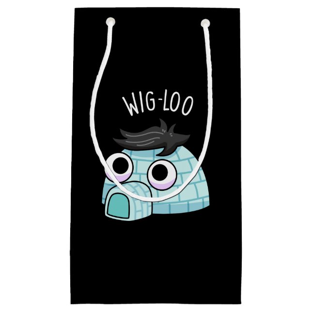 Rolig Wig-loo Ishytt Pun Färgrik Bakgrund (Framsidan)
