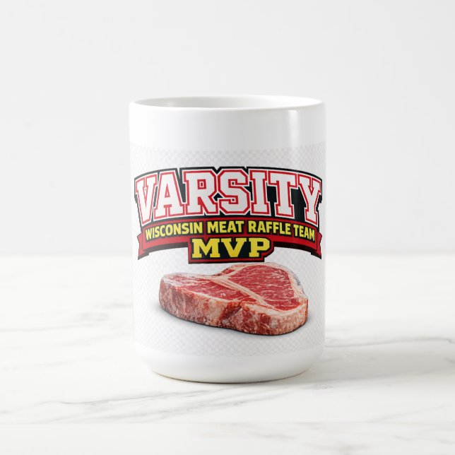 Rolig Wisconsin Meat Raffle Varsity Team MVP  Kaffemugg (Center)