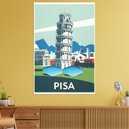 Rolig WPA nationalparker stil Canvastryck