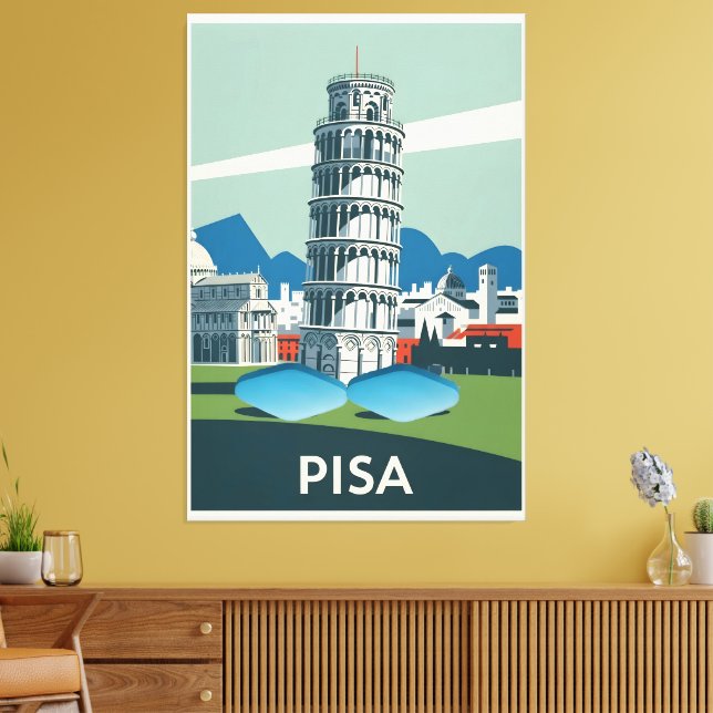 Rolig WPA nationalparker stil Canvastryck (Insitu (Vardagsrum))