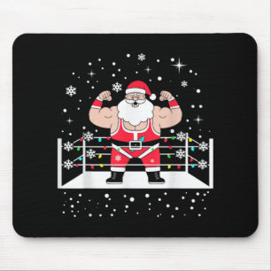 Rolig wrestling jultomte julbelysning wrestling kr musmatta