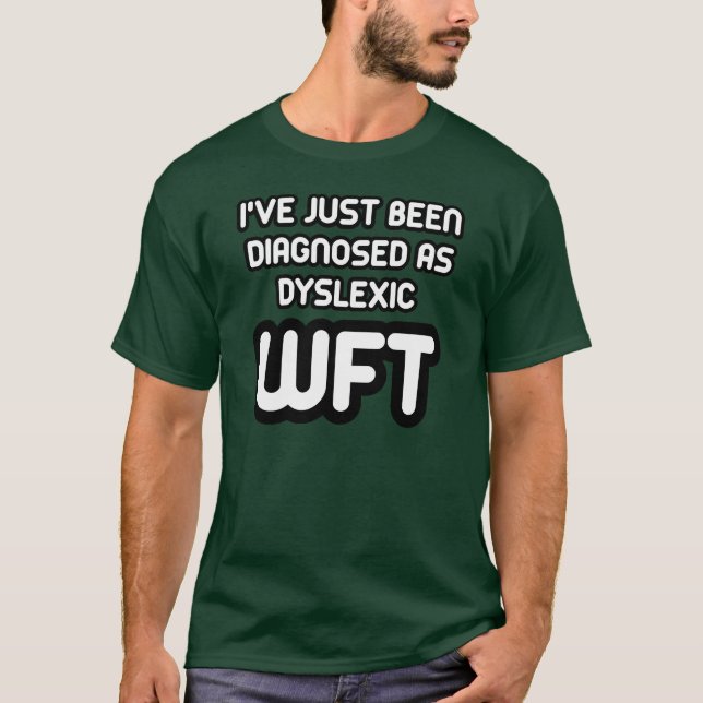 Rolig WTF Tee Shirt (Framsida)