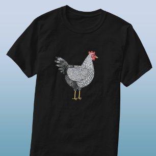 Rolig Wyandotte-kyckling i akvarell fjäderfä T Shirt
