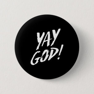 Rolig Yay Gud Grafisk Jesus Kristet Religion Gif Knapp