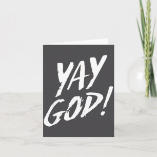 Rolig Yay Gud Grafisk Jesus Kristet Religion Gif Kort