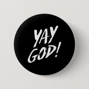 Rolig Yay Gud Grafisk Jesus Kristna Religion Gif Knapp