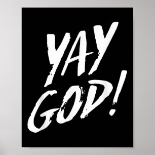 Rolig Yay Gud Grafisk Jesus Kristna Religion Gif Poster