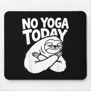 Rolig Yoga Lat Sjusovande Fitness Humor Sarksastis Musmatta