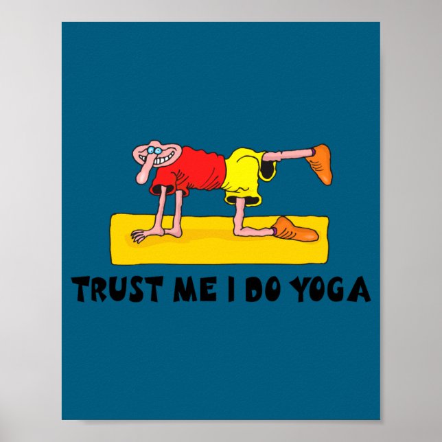 Rolig Yoga  Poster (Framsidan)